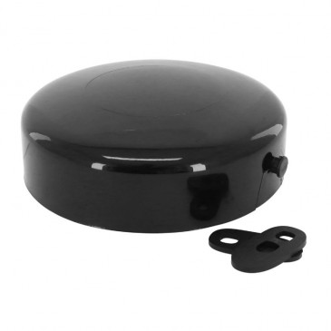CACHE/CAPOT VOLANT CYCLO ADAPTABLE PEUGEOT 101, 102, 103, 104, BB NOIR A RUPTEUR AVEC ATTACHE NOIR -SELECTION P2R- 3701213430376