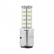 AMPOULE/LAMPE A LED 12V 5W CULOT BA20d 100 LUMENS ECLAIRAGE BLANC SMD (PROJECTEUR UNIQUEMENT) (VENDU A L'UNITE) -P2R- 3700948056745