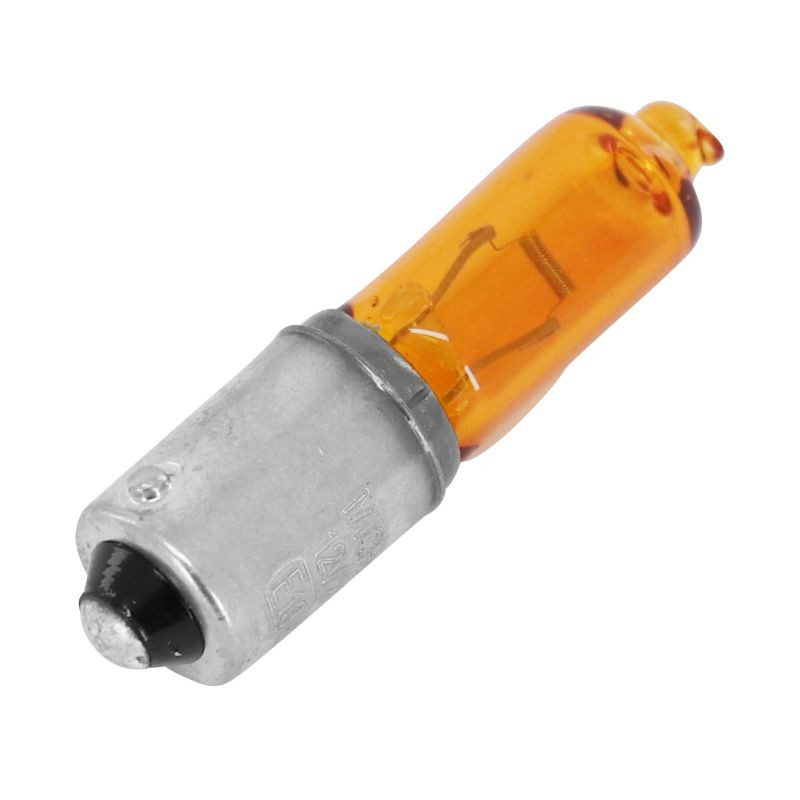 LIGHT BULB MINI HALOGEN - H21W 12V 21W FOOT BAX9s Standart E13-2D3 LONG -  ORANGE (For flashers) (SOLD PER 10 10) -VICMA- - P2R