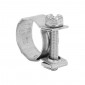 STEEL THREAD CLAMP FOR FUEL HOSE Ø 14-16 mm Wd 9mm -SELECTION P2R-