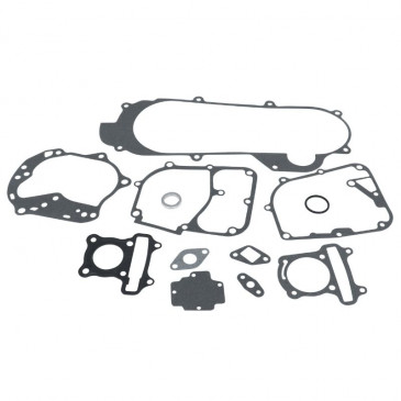 COMPLETE GASKET SET FOR SCOOT 50 CHINESE 4 Stroke GY6, 139QMB 10"+12" Wheels / PEUGEOT 50 KISBEE, V-CLIC/SYM 50 ORBIT 4 Stroke/NORAUTO 50 RAZZO 4 Stroke/BAOTIAN 50 BT49QT 4 Stroke (SET OF 11 GASKETS) -P2R-