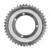 REAR CHAIN SPROCKET FOR MOPED PEUGEOT 101/102 42 Teeth (bore Ø 81 mm) 4 holes -SELECTION P2R- 3701213428298