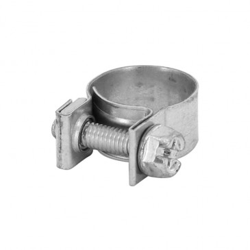 COLLIER DE SERRAGE ACIER A VIS POUR DURITE CARBURATEUR CYCLO DIAM 12-14 mm LARG 9 mm -SELECTION P2R- 3701213427963