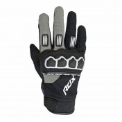 GLOVES- ADX CROSS TOWN BLACK/SILVER T 7 (XS) FOR CHILD (APPROVED EN 13594:2015)