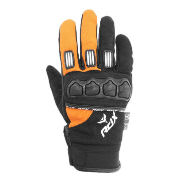 GLOVES ADX CROSS TOWN BLACK/ORANGE FLUO T 6 (XXS) FOR CHILD (APPROVED EN 13594:2015)