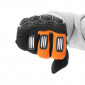GANTS CROSS ADX TOWN NOIR/ORANGE FLUO T 6 (XXS) ENFANT (HOMOLOGUE EN 13594:2015) 3700948098028