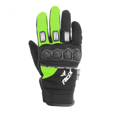 GLOVES ADX CROSS TOWN BLACK/GREEN FLUO T 6 (XXS) FOR CHILD (APPROVED EN 13594:2015)