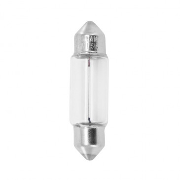 LIGHT BULB 12V 5W STANDART C50W -FOOT SV8,8-8 STANDARD -CLEAR- (PARKING LIGHT+ BRAKE LIGHT) (SOLD PER UNIT) -OSRAM- 4050300525105
