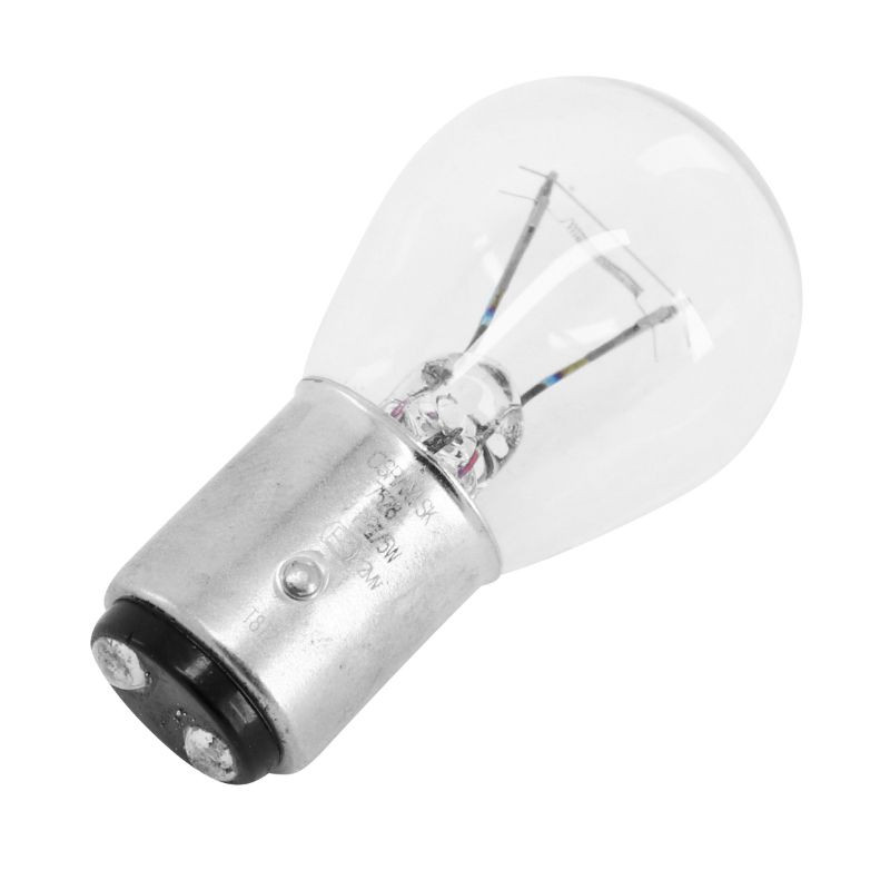 AMPOULE-LAMPE 6V 21/5W NORME P21-5W CULOT BAY15D BLANC (FEU