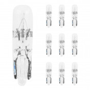 AMPOULE/LAMPE STANDARD 12V 1,2W CULOT W2x4,6d NORME W1,2W WEDGE BLANC (COMPTEUR) (BOITE DE 10) -OSRAM- 4050300838540