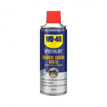 GREASE FOR CHAIN WD-40 SPECIALIST MOTO (SPRAY 400ml) 5032227337886