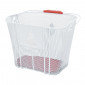 PANIER AVANT ACIER NID ABEILLE HAPO.G BLANC ( cm) -VENDU AVEC FIXATION DMTS VAE / E-BIKE (LARGEUR INTERIEURE FIXATION POUR VAE / 8cm) 3104889922440