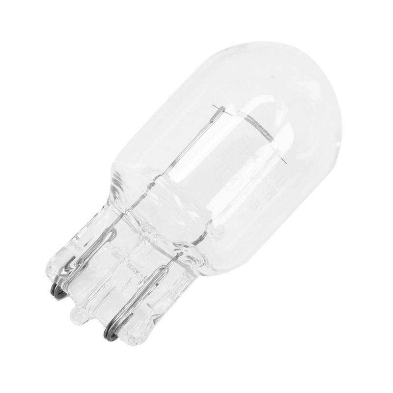 LIGHT BULB 12V 21W STANDART W3W FOOT W3x16D WEDGE CLEAR (DASHBOARD LIGHT  +TURN LIGHT) (SOLD PER 10) -FLOSSER- - P2R