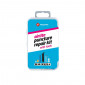 KIT REPARATION CHAMBRE A AIR WELDTITE VTT AVEC OUTILS - BOITE (4 PATCHS 18mm + 2 PATCHS 28x18mm + COLLE 5g + PAPIER PONCE + CRAIE + 3 DEMONTES PNEUS + 2 CLES ALLEN 5 et 6 mm) AVEC NOTICE 5013863010074