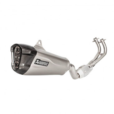 EXHAUST FOR MAXISCOOTER AKRAPOVIC FOR YAMAHA 530 TMAX 2017>2019 (TITANIUM COMPLETE LINE) (S-Y5R3-HZEMT/1) (EEC APPROVED)