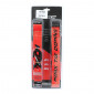 CARRYING STRAP FOR MOTORCYCLE-WITH AUTOMATIC BUCKLE- RTECH - With red snap hook 38 mm x 2,1M (RESISTANCE 550KG). (PAIR).