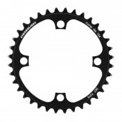 CHAINRING FOR E/BIKE- SINGLE 36T. Ø104 BLACK -ALUMINIUM- 7075 STRONGLIGHT -4 ARMS (FOR BOSCH SYSTEM 1st and 3rd GENERATION - COMPATIBLE BROSE WITH SPIDER REF 181123) 3700223713691