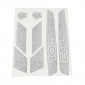 AUTOCOLLANT/STICKER CYCLO PEUGEOT 103 GRIS (POCHETTE DE 8 PIECES) -SELECTION P2R- 3701213429349