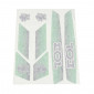 STICKERS SET FOR MOPED PEUGEOT 103 GREEN (SET OF 8 PIECES) -SELECTION P2R- 3701213429325