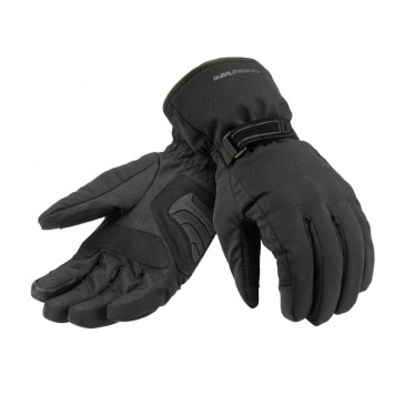 GLOVES- TUCANO AUTUMN/WINTER "For men " PASSWORD PLUS BLACK - WATERPROOF - Euro 8 (S) (APPROVED EN13594:2015-CE) (TOUCH SCREEN FUNCTION)