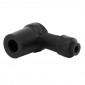 ANTIPARASITE P2R CAOUTCHOUC ETANCHE NOIR AVEC FIL DE BOUGIE DIAM 7 mm (50 cm) 3701213408085
