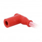 SPARK PLUG CAP - NGK RACING CR4 BEND FOR SPARK PLUG WITH OLIVE (8054) 0087295080542