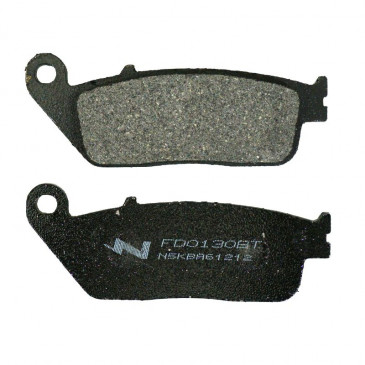 PLAQUETTE DE FREIN NEWFREN POUR HONDA 500 CB F 2013>, 500 CBR R 2013>, 650 CBR F 2014> / YAMAHA 125 VP X-CITY 2008>2013 AV (L 102mm - H 39mm - P 9.8mm) (FD0130BT) (TOURING ORGANIQUE) 8025832413653