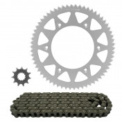 CHAIN AND SPROCKET KIT FOR HM 50 SIX COMPETITION 2007> 428 62x11 (OEM SPECIFICATION) -TOP PERFORMANCES-