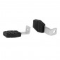 FOOTREST FOR MOPED ( FOR PASSENGER) Ø 11 mm BLACK - FOR PEUGEOT 103/MBK 51 -SELECTION P2R- 3701213430871