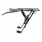 PORTE BAGAGE VELO ARRIERE A TRINGLES P2R ALU NOIR REGLABLE 29"/27.5"/26'' (SUPPORTE 15Kgs) 3700948094648