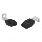 FOOTREST FOR MOPED ( FOR PASSENGER) Ø 11 mm BLACK - FOR PEUGEOT 103/MBK 51 -SELECTION P2R- 3701213430871