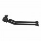 BEQUILLE VELO DOUBLE CENTRALE PLETSCHER TWIN NOIR AVEC 2 PIEDS RABATABLE DU MEME COTE LONGUEUR 320mm 7612616061202