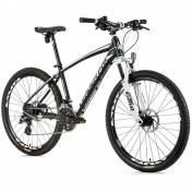 MTB 26" LEADER FOX FACTOR 2022 MATT BLACK/WHITE - 7 Speed ALUMINIUM FRAME 20" (RIDER'S HEIGHT 180 to 188 cm) 8592826026774