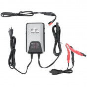 CHARGEUR DE BATTERIE ET MAINTIEN DE CHARGE SC POWER SC10 AUTOMATIQUE 6/12V COURANT DE SORTIE 1A (LIVRE AVEC PINCES CROCODILES + CONNEXIONS RAPIDES AVEC OEILLETS ET FUSIBLES) 3760250920004