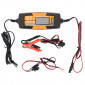 BATTERY CHARGER WITH AUTOMATIC LOAD HOLDING - SC POWER SCZ15 AUTOMATIC 6/12V WITH LCD DISPLAY- OUTPUT CURRENT 1A to 4,5A (DELIVERED WITH CROCODILE CLIPS + FAST CONNECTION WITH EYELETS AND FUSES) 3760250920240