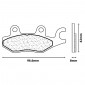 BRAKE PADS SET (2 pads) CL BRAKES FOR HONDA 125 xWd V VARADERO 2001>2011 Front / DAELIM 125 VJ ROADWIN 2004>2010 Front - (2326 S4) 0841754008917