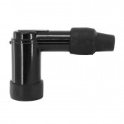 ANTIPARASITE P2R RESINE 90° STANDARD NOIR AVEC FIL DE BOUGIE DIAM 6 mm (50 cm) (POUR BOUGIE SANS OLIVE) 3701213418701