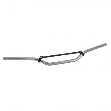 GUIDON 50 A BOITE REPLAY CROSS ALU DIAM 22,2mm L810mm H105mm AVEC BARRE DE RENFORT TITANE 3700948036488