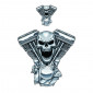 STICKER LETHAL THREAT MINI SKULL ENGINE V-TWIN (60x80mm) 7577850002740