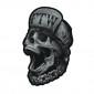AUTOCOLLANT/STICKER LETHAL THREAT MINI TETE DE MORT FTW (60x80mm) 7577850021240