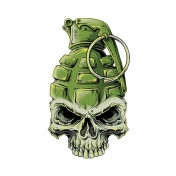 STICKER LETHAL THREAT MINI SKULL GRENADE (60x80mm) 7577850015540