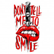 STICKER LETHAL THREAT MINI NO SMILES (60x80mm) 7577850026360