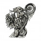 AUTOCOLLANT/STICKER LETHAL THREAT MINI WHEELY REAPER (60x80mm) 7577850028410