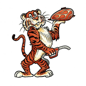 AUTOCOLLANT/STICKER LETHAL THREAT MINI TIGER IN YOUR TANK (60x80mm) 7577850027420