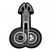 STICKER LETHAL THREAT MINI WHEELS N HANDLEBARS (60x80mm) 7577850027590