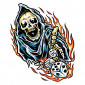 STICKER LETHAL THREAT MINI DICE REAPER (60x80mm)