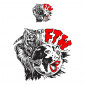 STICKER LETHAL THREAT MINI FTW REAPER (60x80mm) 7577850024900