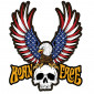 STICKER LETHAL THREAT MINI BORN FREE EAGLE (60x80mm)..