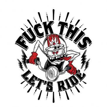 STICKER LETHAL THREAT MINI F THIS LET'S RIDE (60x80mm) 7577850023910