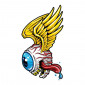 STICKER LETHAL THREAT MINI MOTOR MONSTER EYEBALL (60x80mm) 7577850024760